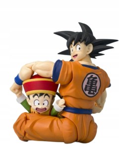 Figurki Dragon Ball Son Goku and Son Gohan Kid Kintoun 14 cm & 6 cm