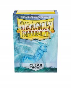 Koszulki Dragon Shield Standard Sleeves - Matte Clear 100 Sleeves