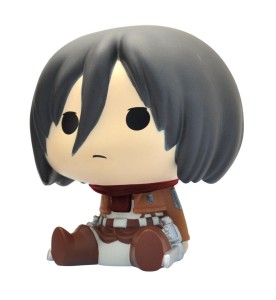 Skarbonka Attack on Titan Chibi Bust Bank Mikasa 16 cm