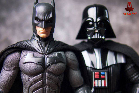Figurki kolekcjonerskie Batman i Darth Vader